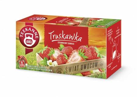 Herbata truskawka TEEKANNE World of Fruits 20 torebek
